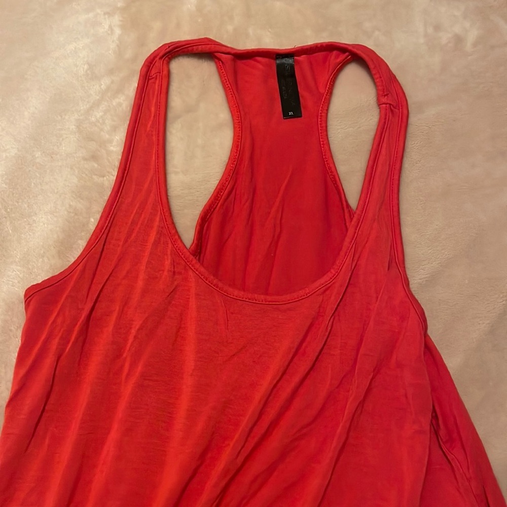 Red, Tank summer dress, XL